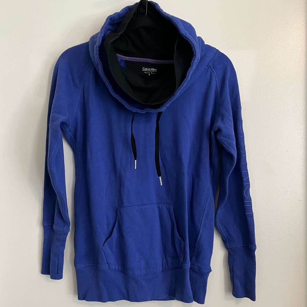 SOLD -Calvin Klein Performance Turtleneck Sweater with Thumb Hole